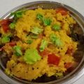 Trivedi Bhumi 's cooksnap of when they made ટોમેટો ઉપમા.