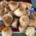 El cooksnap de Laucita cuando hizo Scones de queso.