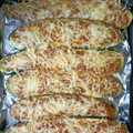 El cooksnap de kurisu01a cuando hizo Calabacines rellenos de carne picada, gratinados en freidora de aire.