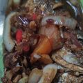 Cooksnap Zuraidah Abu Bakar semasa beliau membuat Ikan Tongkol Masak Kicap.