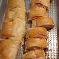 El cooksnap de Naty Argain cuando hizo Pan relleno de jamón y queso.