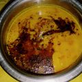 Nirmala Rajput का कुकस्नैप जब उन्होंने मूंग की पीली दाल (moong ki pili dal recipe in Hindi) बनाया था।