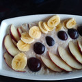 El cooksnap de Carla Tarque cuando hizo Desayuno cremoso light de banana y avena. 3 ingredientes.