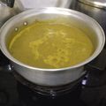 El cooksnap de Claudia Rojas cuando hizo Sopa de vegetales tristes.