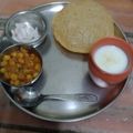  Darshna Rajpara 's cooksnap of when they made છોલે પુરી (Chhole Puri Recipe In gujarati).