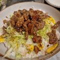 W H's cooksnap of when they made ‘Yakiniku’ Beef Sushi Rice Bowl.