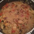 El cooksnap de Benjamin Pieres cuando hizo Arroz con mariscos.