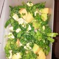 El cooksnap de Maria Eugenia Llanos De De Vicente cuando hizo Ensalada de pollo, melón y espinaca a la mostaza.