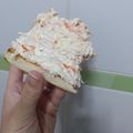 El cooksnap de Cintia Perez cuando hizo Pincho de surimi.