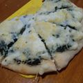 El cooksnap de Vani cuando hizo Pizza con salsa blanca y espinaca👌😋.
