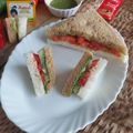 Bina Mithani's cooksnap of when they made વેજીટેબલ સેન્ડવીચ (Vegetable Sandwich Recipe In Gujarati).