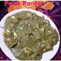 Geeta Khurana's cooksnap of when they made Palak paneer.