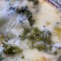 El cooksnap de Lucía Hernández cuando hizo Brócoli con salsa Bechamel y muzzarella gratinado.