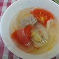 潘俊霖的(簡單料理) 的 蕃茄排骨湯 cooksnap