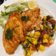 รูป Cooksnap ของ ohho palad เมื่อเขาทำ สเต็กอกไก่ย่างพริกไทยดำกับซัลซ่ามะม่วงแอปเปิ้ล