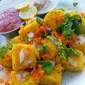 Aarti Jain का कुकस्नैप जब उन्होंने ढोकला (Dhokla recipe in hindi) बनाया था।