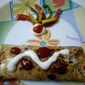 Shweta Shah's cooksnap of when they made રોટી ફ્રેન્કી (Roti Frankie Recipe In Gujarati).