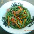 Cooksnap dari anisatur raehan untuk resep Tumis Babai Worka ( Bakso, Cabai, Wortel dan Kacang Panjang )