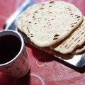 El cooksnap de Marucha Elias cuando hizo Tortilla santiagueña para el mate.