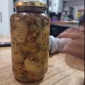 El cooksnap de Erica Zambrana cuando hizo Berenjenas al escabeche.