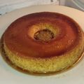 El cooksnap de Laura Acosta cuando hizo Flan de leche condensada.