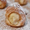 El cooksnap de Toni Martín cuando hizo Conos de hojaldre rellenos de crema pastelera.