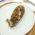 El cooksnap de Alex cuando hizo Berenjenas rellenas con quinoa y pavo para dieta.