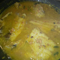 El cooksnap de Mensi cuando hizo Bacalao en salsa de naranja y albahaca.