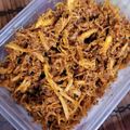 Cooksnap dari Endang Wahyuningsih untuk resep 103. Abon Ayam Suwir Pedas