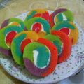 Cooksnap dari Faradila Mulyaningrum untuk resep Rainbow Steam Roll Cake