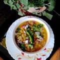 Amita Chattopadhyay's cooksnap of when they made মটরের ঘুগনি (Motorer Ghugni recipe in Bengali).