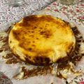 El cooksnap de Elena cuando hizo Tarta líquida de queso azul.