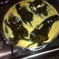 El cooksnap de Maria Fernanda Munoz Barrientos cuando hizo Chiles rellenos con leche.