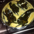 El cooksnap de Maria Fernanda Munoz Barrientos cuando hizo Chiles rellenos con leche.