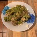El cooksnap de Palma Paloma Sarria Gaitán cuando hizo Brócoli y champiñones salteados con soja.