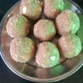 Amrita dubey का कुकस्नैप जब उन्होंने आटे के लड्डू (atte ke ladoo recipe in Hindi) बनाया था।