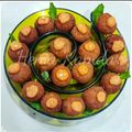 Hema Kamdar's cooksnap of when they made જૈન કોનૅ ચીઝ બોલ્સ (Jain corn Cheez Balls Recipe In Gujarati).