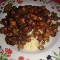 El cooksnap de Sandra cuando hizo Tajine de garbanzos con sobrasada.