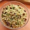Rita Mehta ( Executive chef ) का कुकस्नैप जब उन्होंने काले चने का पुलाव (Kala Chana Pulao recipe in Hindi) बनाया था।