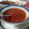 dancezzong's cooksnap of when they made Applebee's Tomato Basil Soup.
