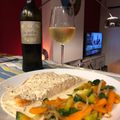 El cooksnap de Pablo García cuando hizo Salmón Rosado & salsa de almendras.