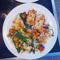 El cooksnap de MARÍA CRISTINA GAVILANES BLANCO cuando hizo Bacalao con garbanzos y espinacas en freidora de aire.