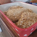 El cooksnap de Diego Elías cuando hizo Pechugas de Pollo con panco y avena.