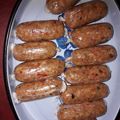 El cooksnap de Ester B Sanchez cuando hizo Chorizos vegetarianos de soja texturizada y lentejas!!!.