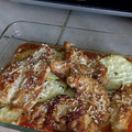 El cooksnap de Lis VB cuando hizo Pollo con calabacín al horno.