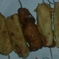 El cooksnap de Jime Victorica cuando hizo Banderillas de salchichas.