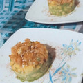 El cooksnap de Anabel LB cuando hizo • Timbal de langostinos, mango y aguacate •.