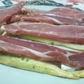 El cooksnap de Piedad Sanchez Gomez cuando hizo Calabacín al horno con queso de untar y jamón serrano.