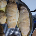 El cooksnap de Rocio Aylen cuando hizo Pan casero relleno 😋.