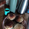 El cooksnap de Verito cuando hizo Pancakes de banana con dulce de leche.